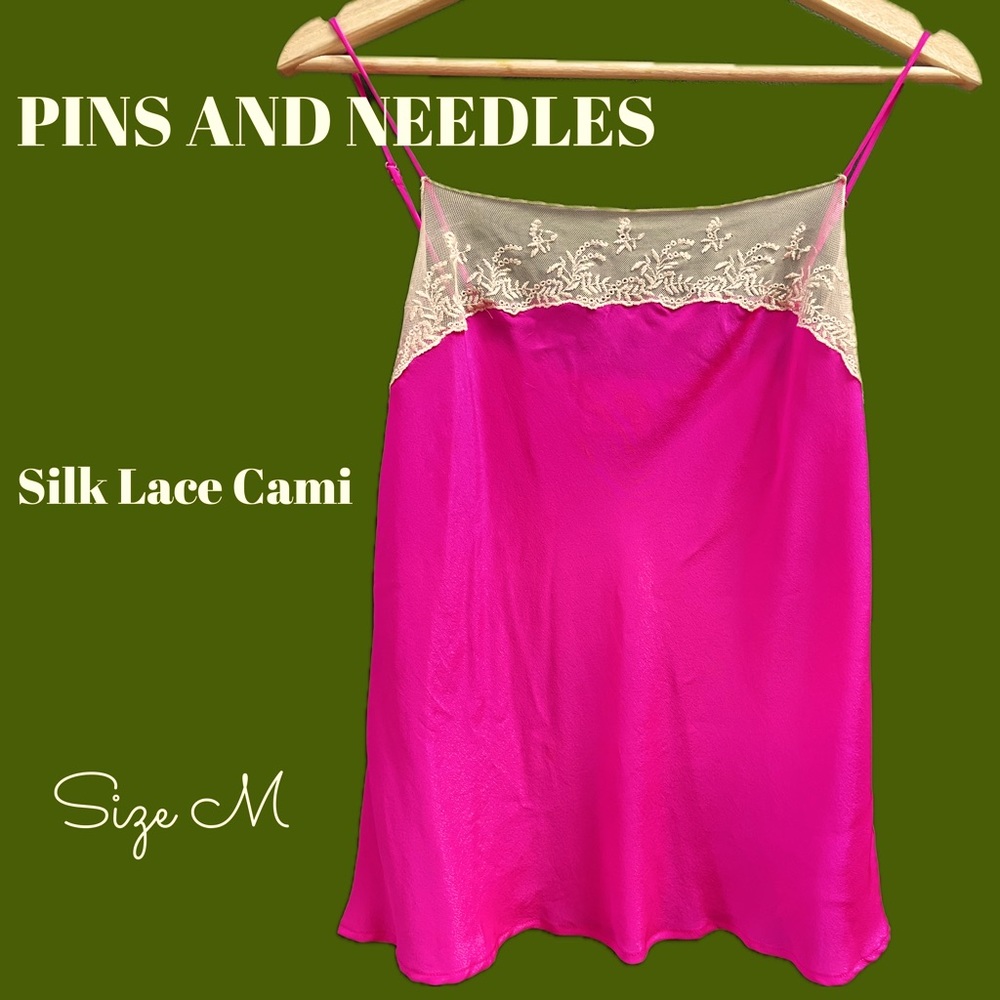 Silk Lace Camisole by PINS AND NEEDLES 💕